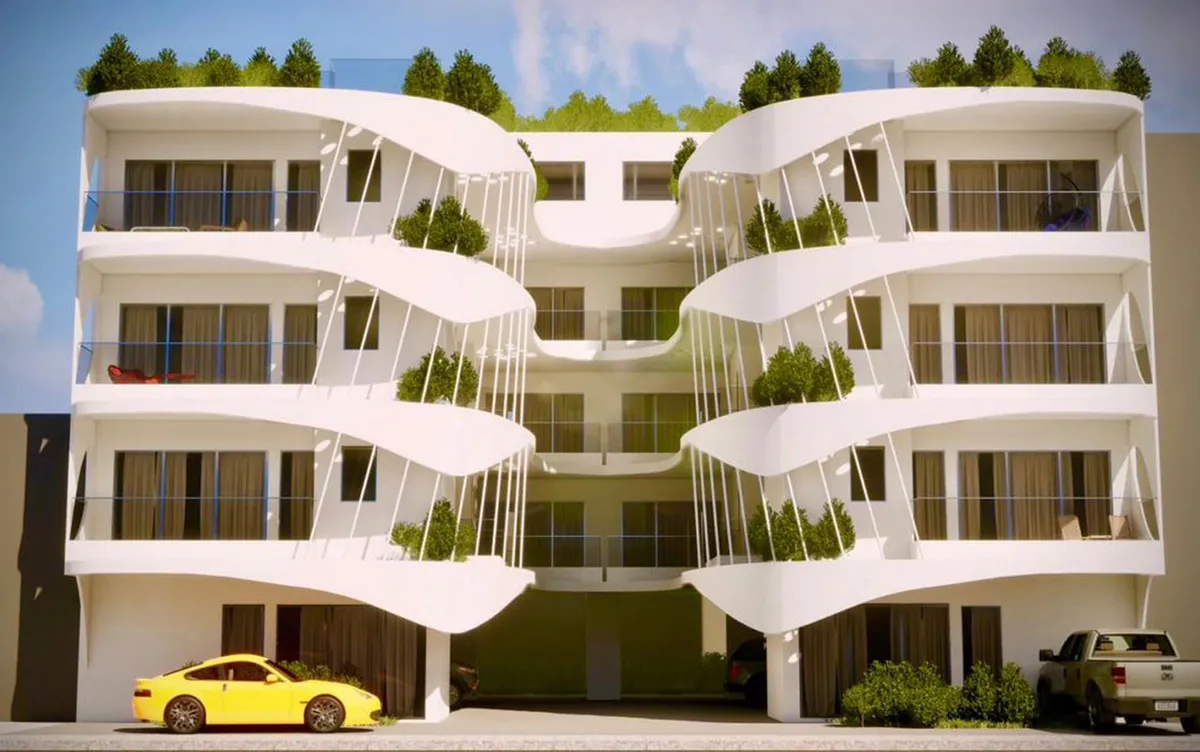 Τριόροφη πολυκατοικία στην Χαλκιδική